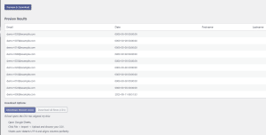 Advanced Subscriber Intelligence - Preview Before Download