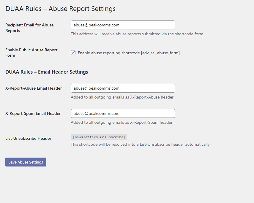Email Compliance - GDPR/DUAA/CAN-SPAM Compliance