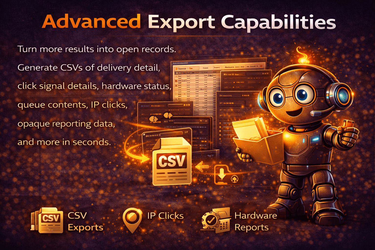 Advanced Data Exports
