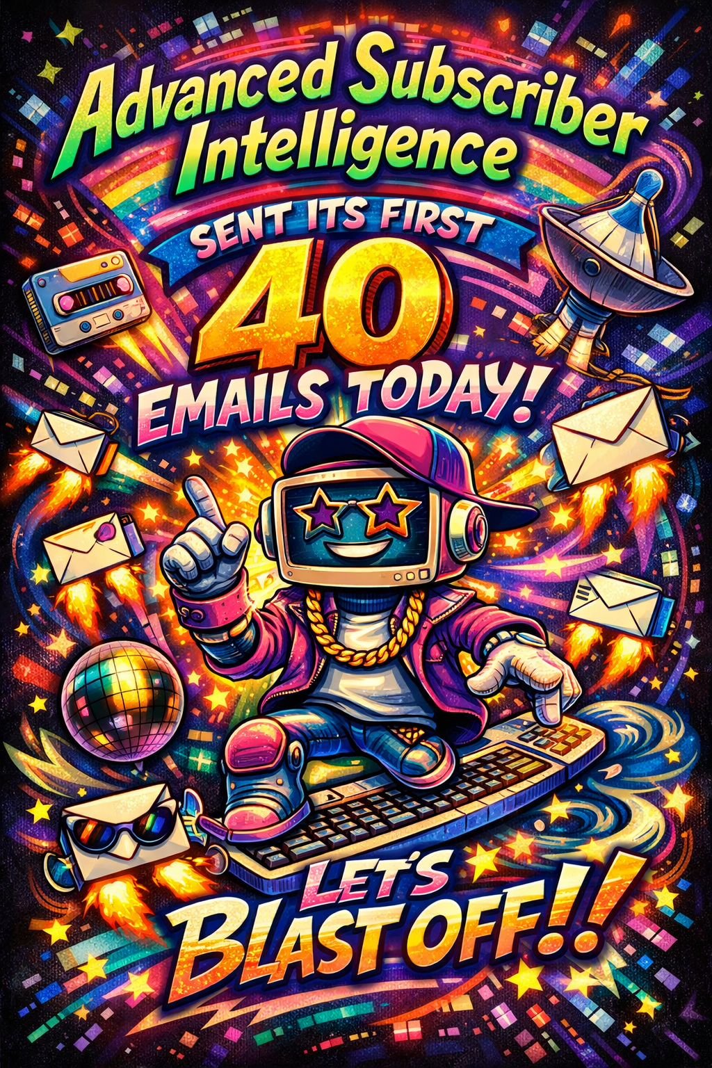 ASI alpha testing milestone: first 40 test emails sent successfully