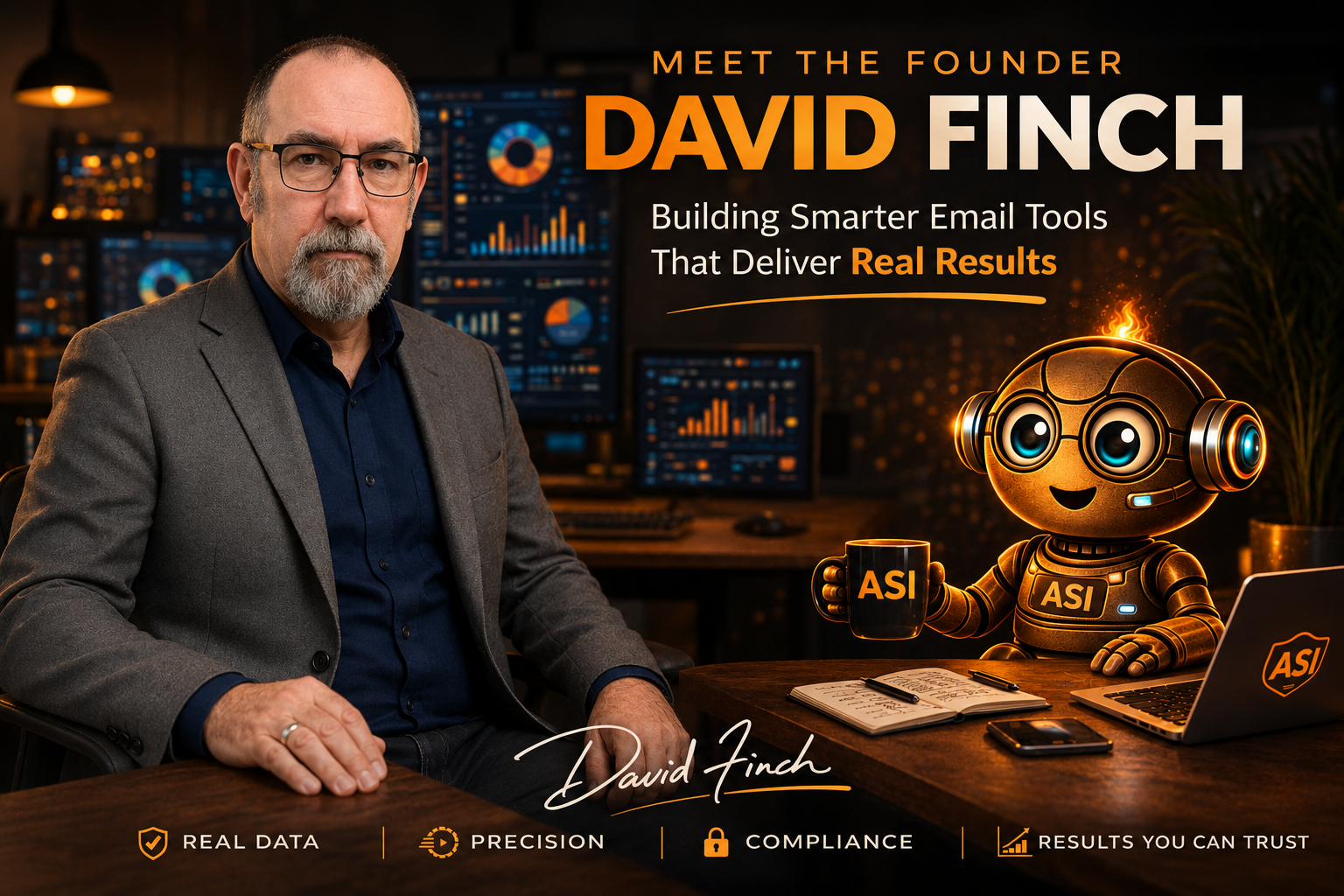 Meet the founder David Finch